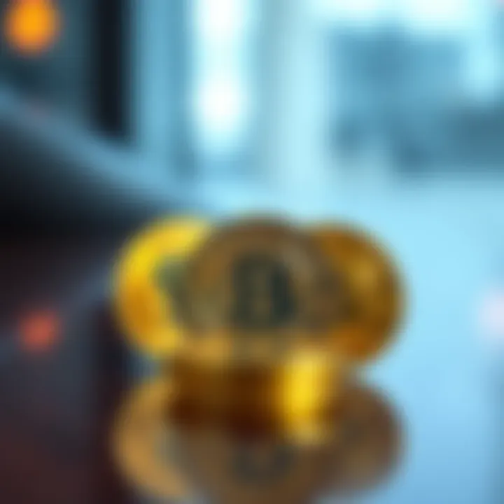 Three unredeemed physical bitcoins from 2012 displayed on a table, showcasing their unique design and authenticity.