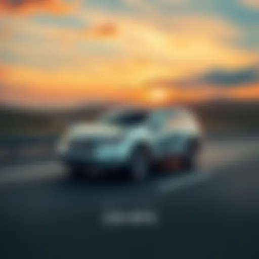 A 2026 CR-V EXL driving on a highway, showcasing its fuel efficiency.