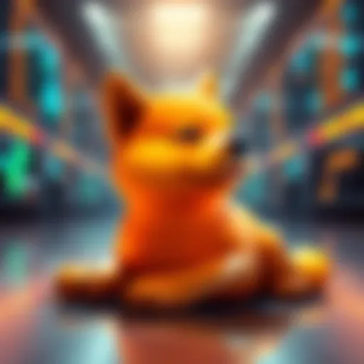 Announcement of the first SEC-approved Dogecoin Spot ETF by 21Shares with a vibrant $DOGE logo