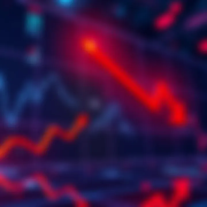 Graph showing a sharp decline in value of 21 Shares Polkadot ETF over 30 days with a red downward arrow.