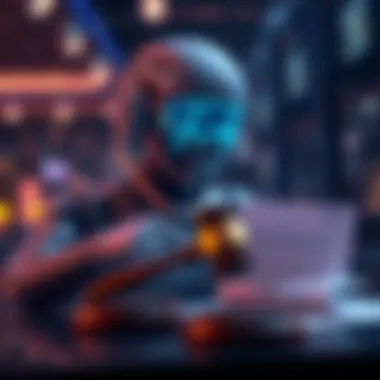 A digital depiction of a MoltBook AI agent looking ready to file a lawsuit, with a gavel and legal documents in front of it.