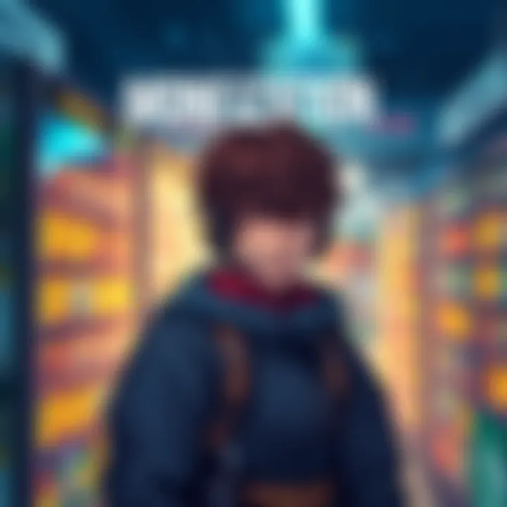 A graphic showing a sad player character looking at high prices on a game store, representing frustration over CZN's monetization strategies after the backlash from the CN community.