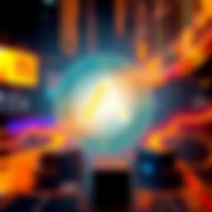 A graphic showing the transition from QAI to QFI token, symbolizing the swap process at BitMart.