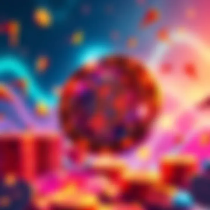 Graphic showing an announcement for the RIC airdrop and competition on BitMart with bright colors and crypto elements