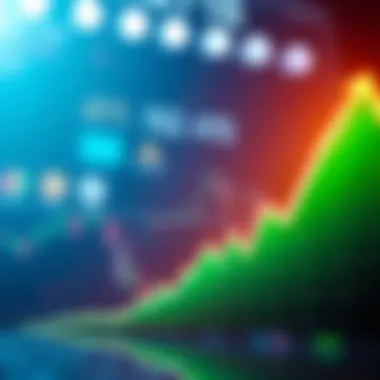 AAPLON stock chart showing upward movement with a green line indicating a price increase