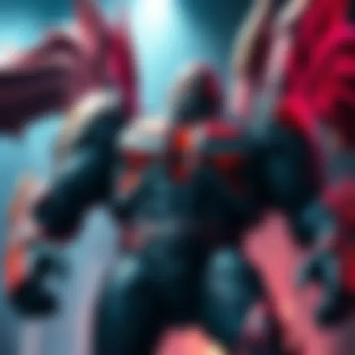 The Absolute Juggernaut stands strong, preparing to confront Witherstorm TTM in an action-packed scene.