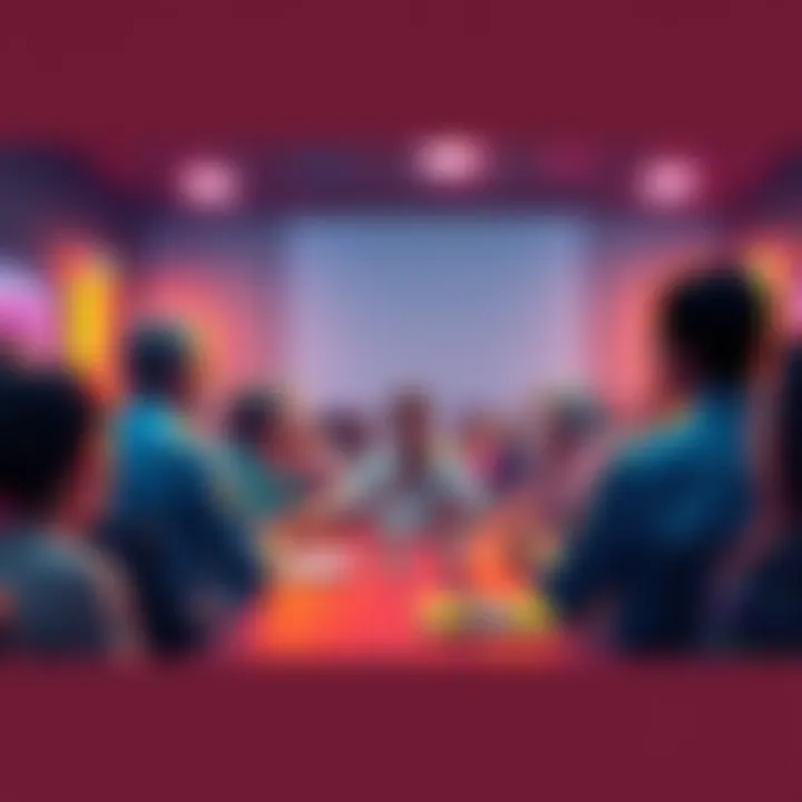 A visual representation of a community meeting discussing the ACH supply vote and governance issues, with concerned people expressing their views.