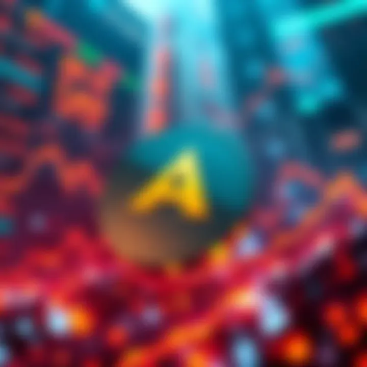 Visual representation of ACH token being traded on a new exchange, showing market trends and community discussions