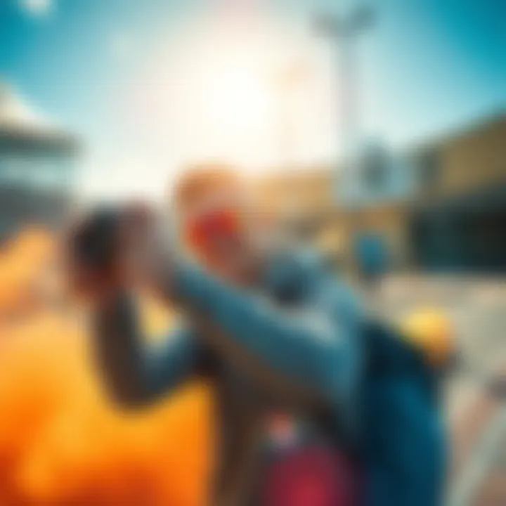 A person enjoying outdoor activities while capturing moments for the Capture Your Active Day contest.