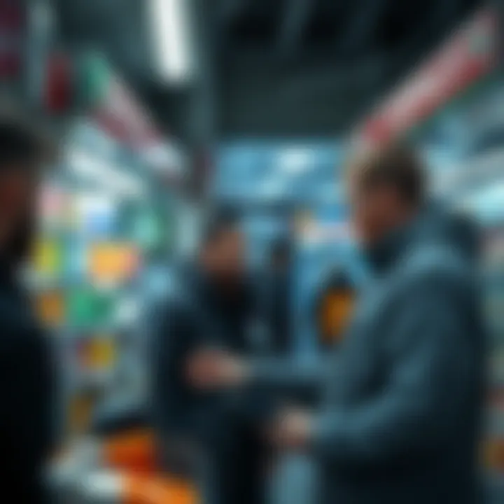 A customer paying with ADA cryptocurrency at a SPAR store in Switzerland