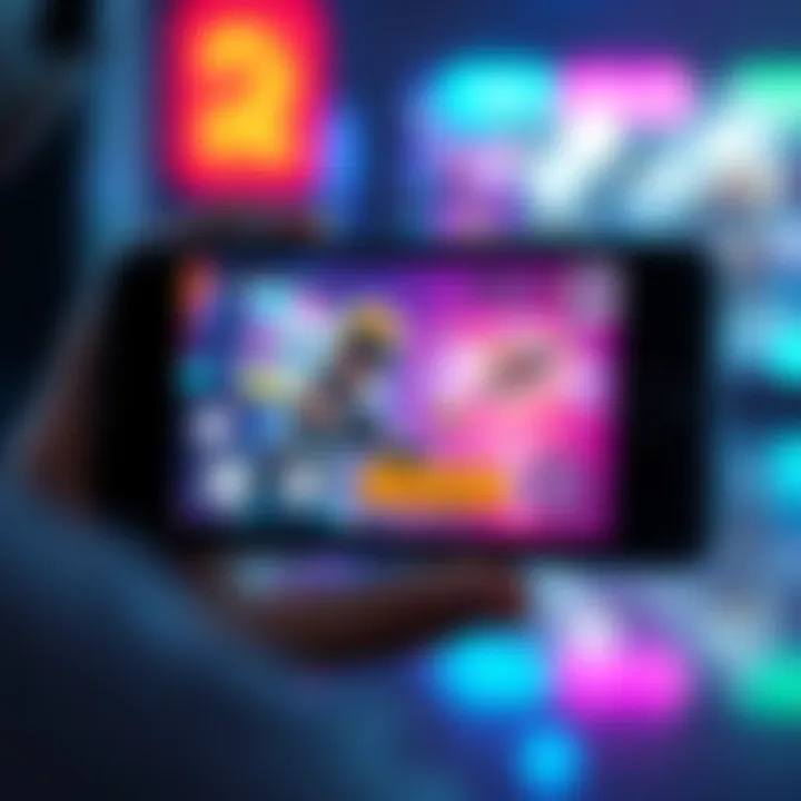 A phone screen showing an advertisement downloading a game automatically without user consent