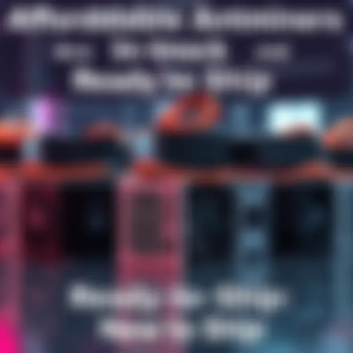 Affordable Antminers Ready to Ship A collection of older-generation Antminers displayed for sale, emphasizing their affordability and suitability for small projects.