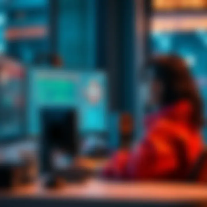 A solo developer working on a Rust MEV bot at a computer, looking at cost-effective RPC solutions on the screen.