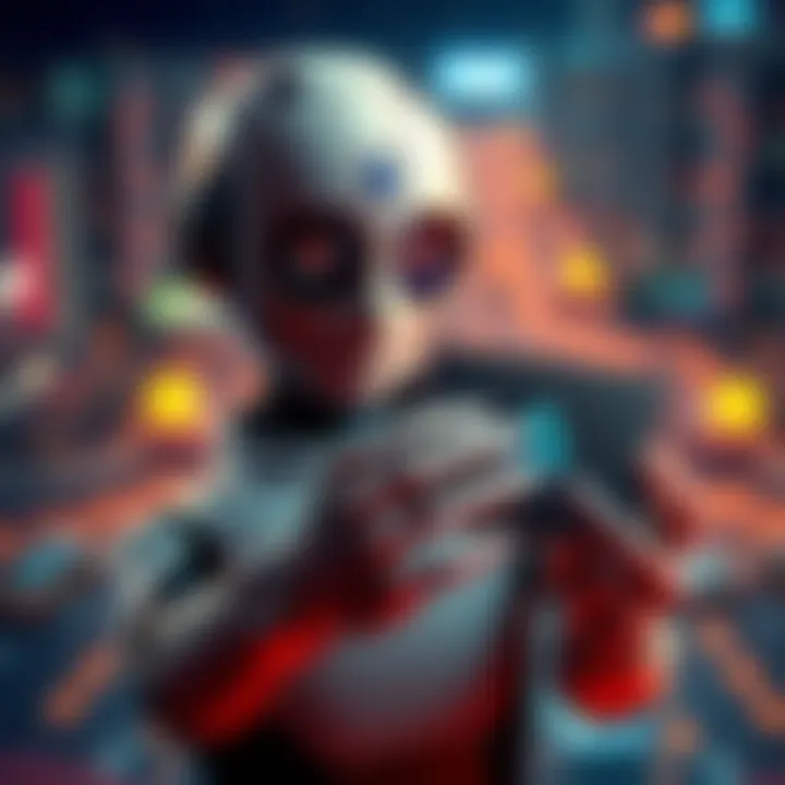 An AI agent holding a Monero wallet, symbolizing secure and private cryptocurrency transactions.