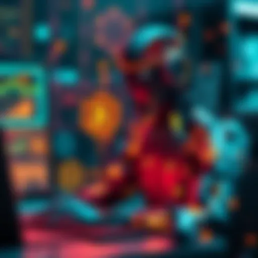 An AI agent generating a web3 game with graphics and smart contracts