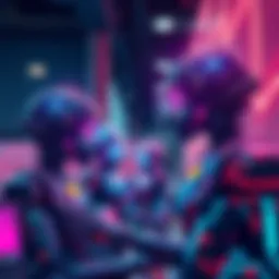 AI agents and blockchain collaboration A visual representation of AI agents working alongside blockchain technology at ETHDenver 2026, showcasing their innovative partnership.