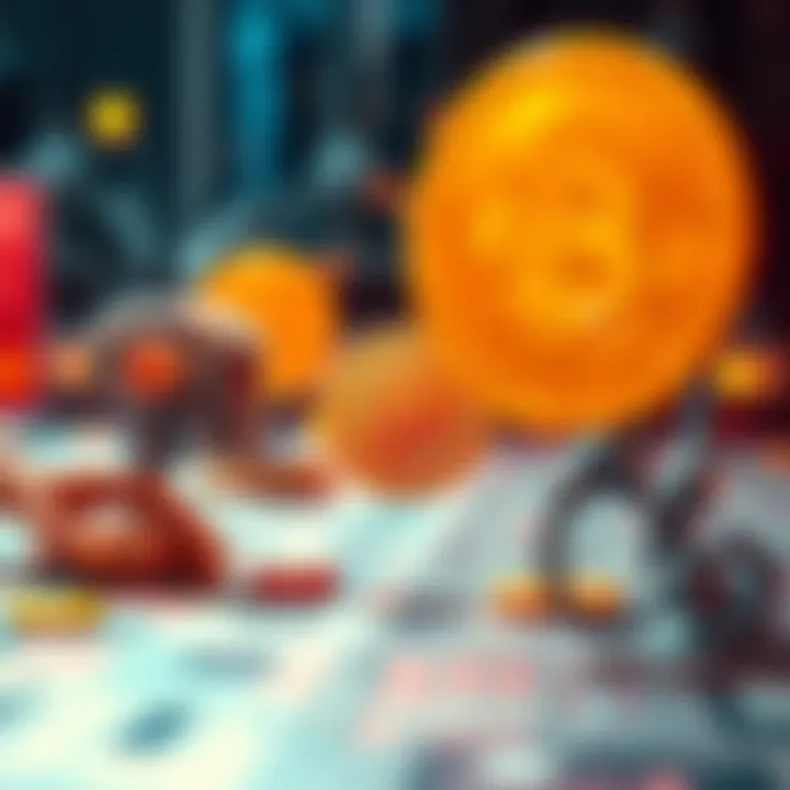 A graphic showing AI agents selecting Bitcoin as their preferred currency over fiat money in financial scenarios