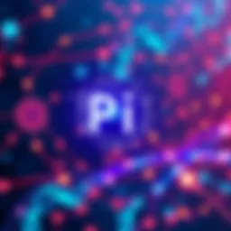 A graphic showing diverse AI companies collaborating with Pi Network and connecting with verified participants for data enhancement.