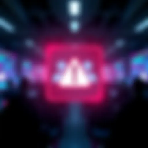 A digital representation of a group chat icon with a warning symbol indicating it has shut down, symbolizing the sudden halt in communication within the Algorand community