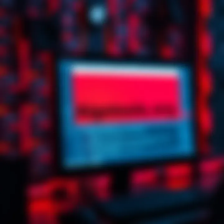 Computer screen showing an error while trying to reach Algotools.org