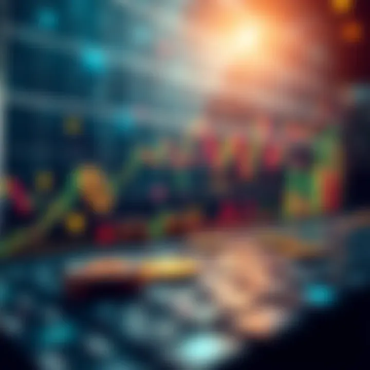 Chart showing the potential rise of various altcoins in the crypto market