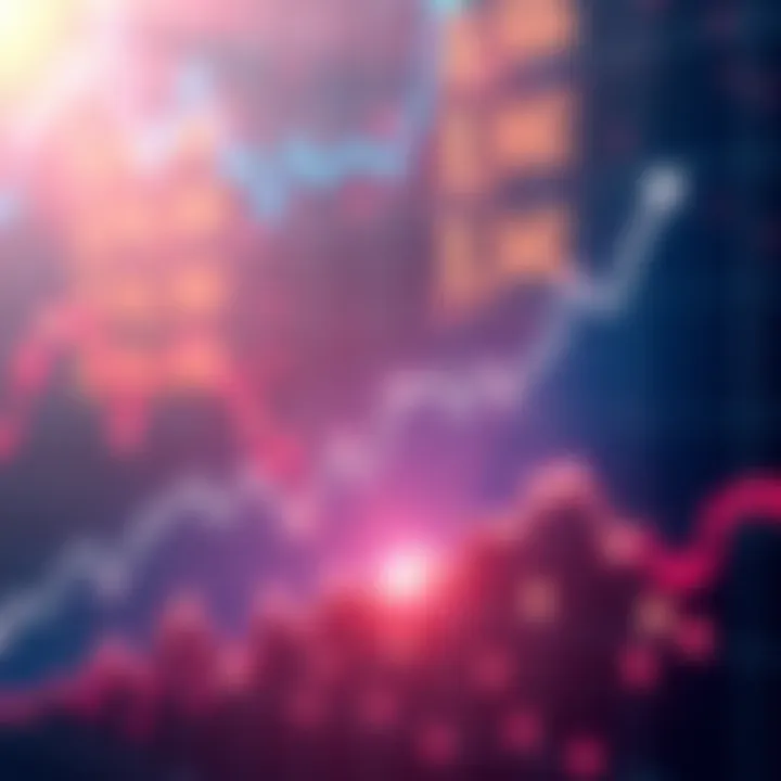 Altcoins Market Trends Graph showing fluctuating altcoin prices with upward and downward trends, representing market uncertainties for 2025.