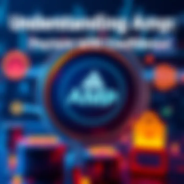 Amp logo surrounded by symbols of secure payment transactions and digital finance concepts