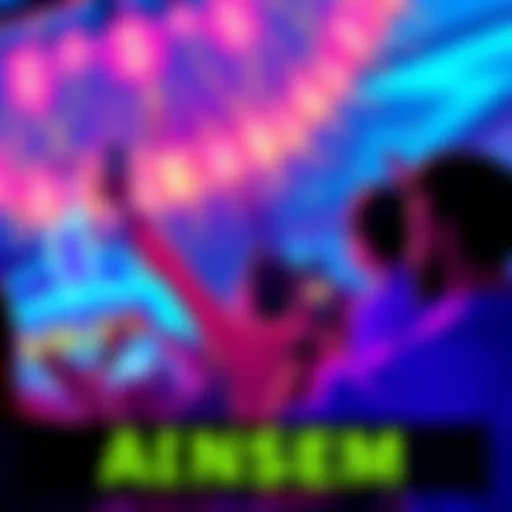 Crypto influencer Ansem celebrating airdrop of $ANSEM tokens with excited people holding their phones, showing the value of tokens received.