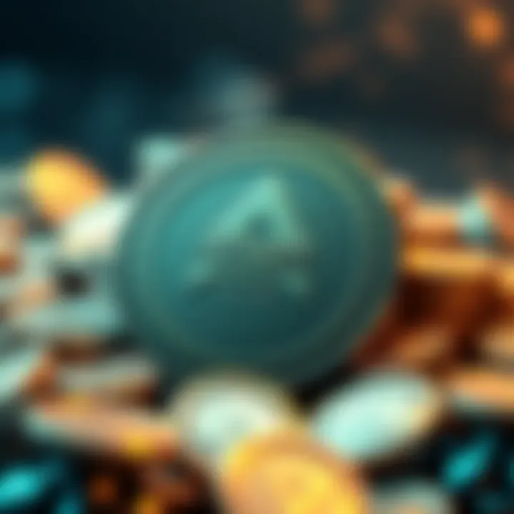 Graphic showing the Ansem memecoin logo with coins around it, indicating investment and community support.