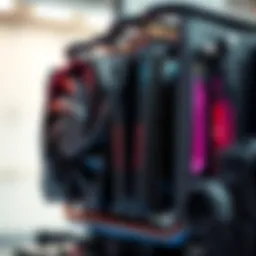 A close-up view of the Antminer Z15 Pro, a mining machine designed for ZCash, highlighting its hardware design and cooling features.