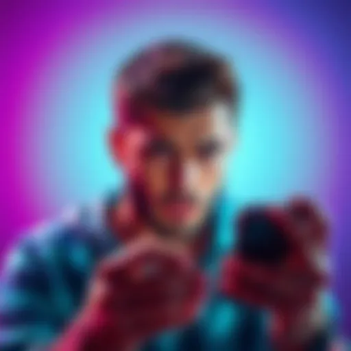 A frustrated person looking at a phone with an error message on the screen, symbolizing app instability and connection problems.