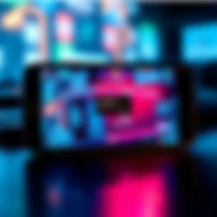 A smartphone screen showing a crashing app with an error message during an advertisement playback.