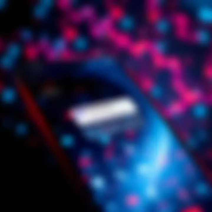 A smartphone screen displaying error messages and loading symbols, indicating app glitches and sign-in delays