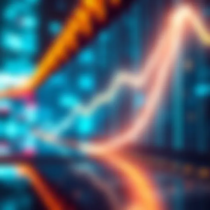 A graphic showing Arbitrum's $53 million net inflows with a bright upward trend, symbolizing market growth.