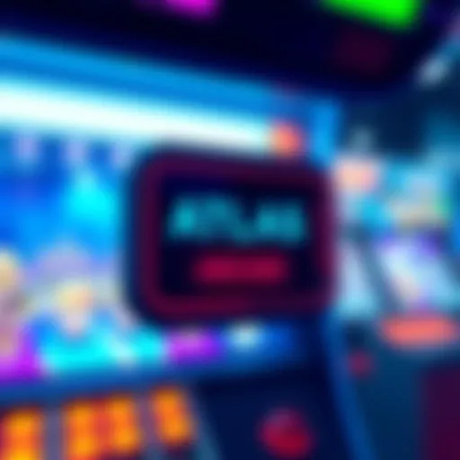 A screenshot showing the Atlas Arcade button that redirects players to Atlas Apps, with an error message displayed.