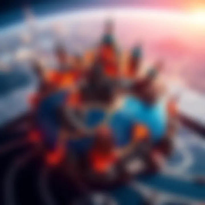 A digital map representing Atlas Earth with vibrant colors and landmarks, highlighting its features and significance in 2026.