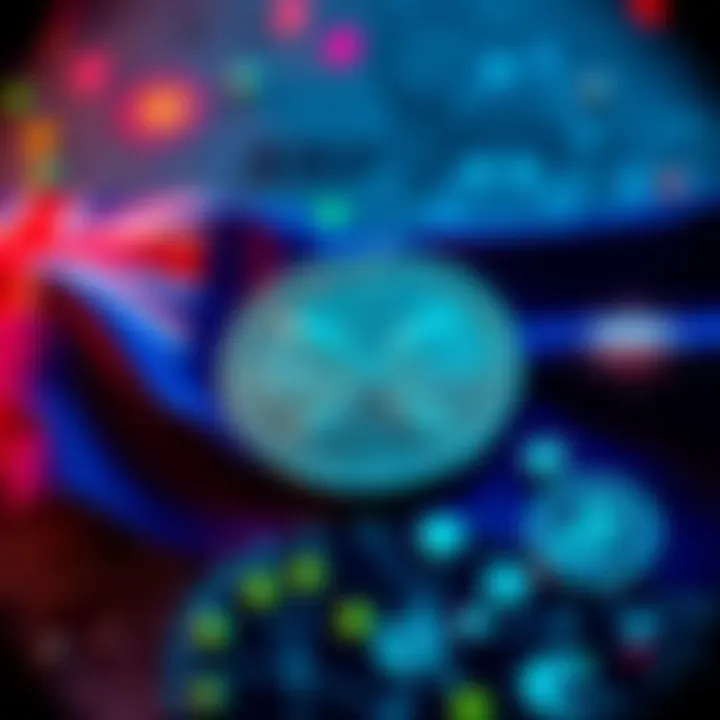 Australia Digital Dollar A visual representation of Australia's digital dollar licensed on XRP technology, featuring the Australian flag and digital currency symbols.