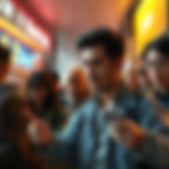 People withdrawing cash during the BCH and XMR bank run, showing urgency and concern