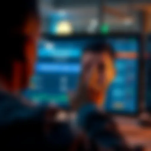 A frustrated person looking at a computer screen showing withdrawal options with SWIFT missing.