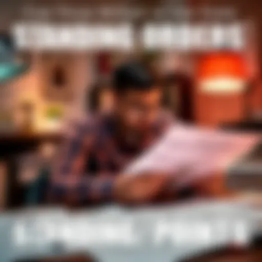 A person reviewing their bank statements while surrounded by bills and a mortgage document, considering standing orders and Rev points.