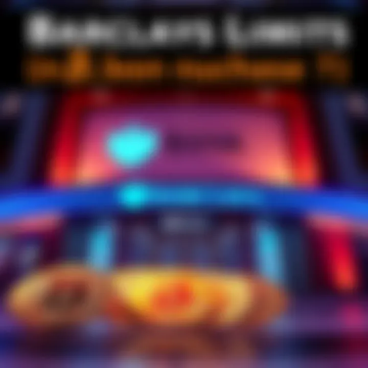 Barclays Limits Bitcoin Purchases A graphic showing Barclays Bank logo with Bitcoin symbols and restrictions on purchases