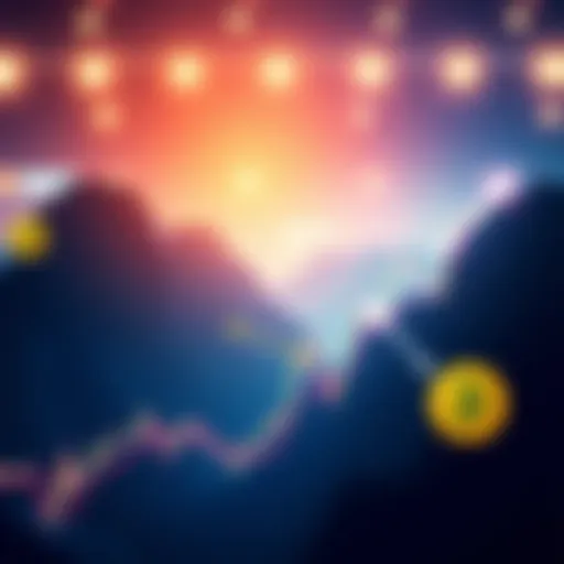 A graph showing BAT price rising above Bitcoin with arrows indicating a breakout on the daily chart.