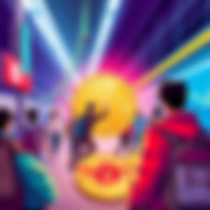 A digital illustration of people withdrawing BCH from an exchange, indicating a bank run movement against manipulation.