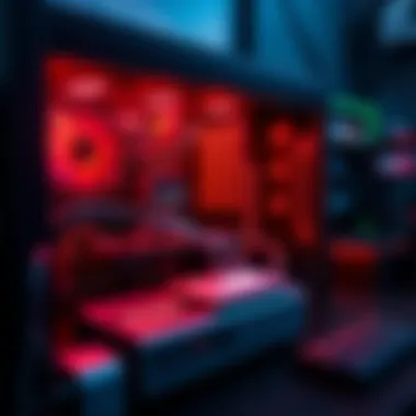 A simple mining rig with CPU and GPU components, showcasing a small setup for mining XMR cryptocurrency.