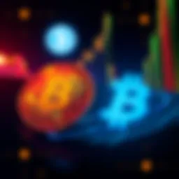 Berkshire Hathaway logo next to a Bitcoin symbol, representing the company's approach to cryptocurrency investments.