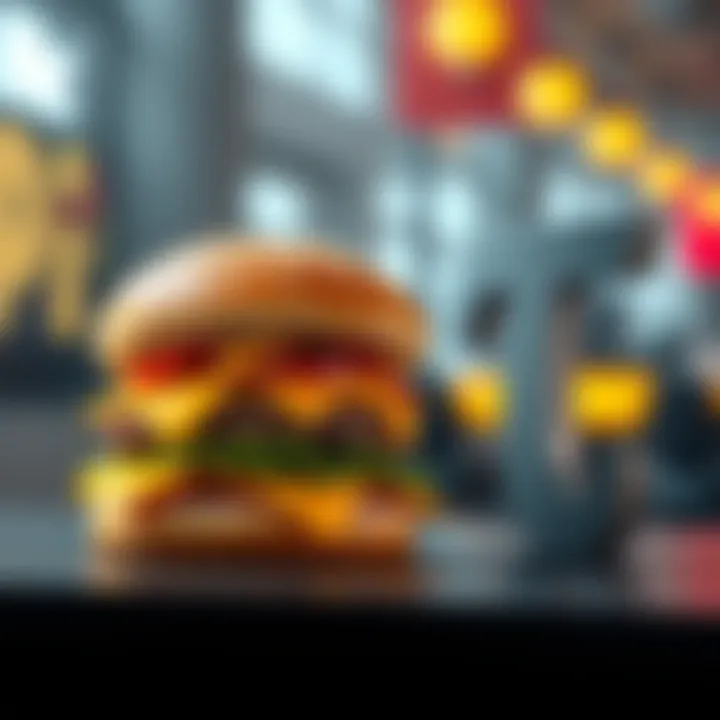 Big Mac Meal and Pi Symbol A Big Mac meal displayed alongside the pi symbol, highlighting the concept of pricing in pi.