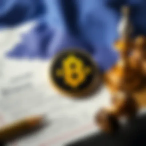 A close-up of a Binance logo with legal documents and a map of Ukraine in the background, symbolizing the sharing of client information with Moscow.