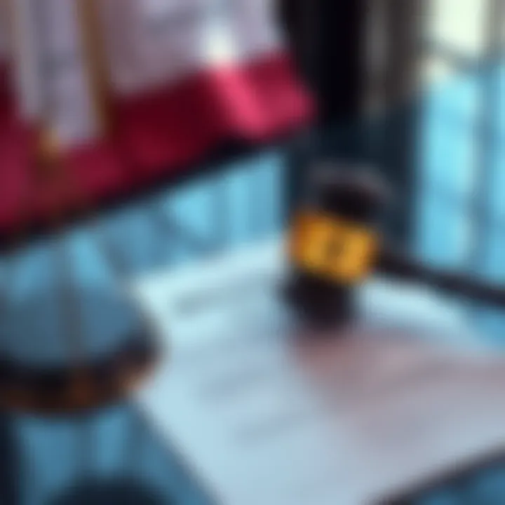 Binance Court Fine A gavel and a document symbolizing a court ruling against Binance for client onboarding violations.