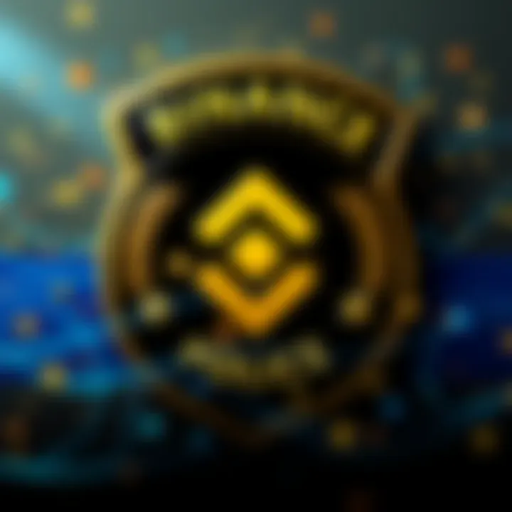 Binance Data Transfer to Authorities A representation of Binance logo with police badge and data transfer symbol, highlighting the company's involvement in sharing user data with Russian authorities.