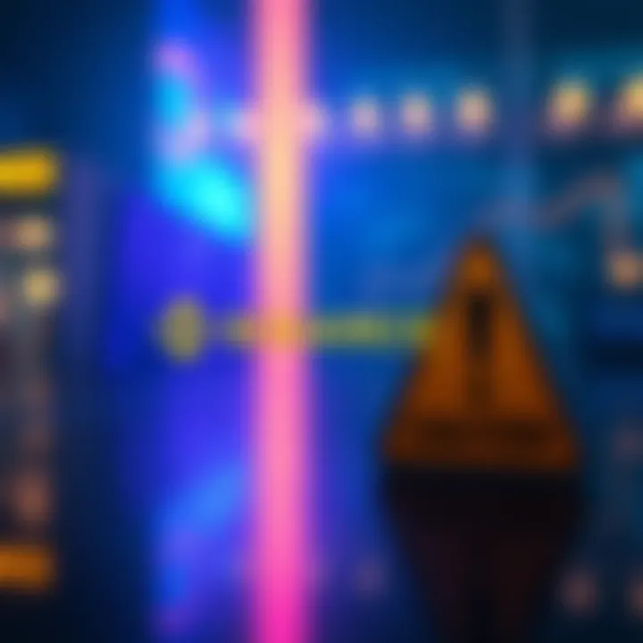 The Binance logo next to a caution symbol, indicating concerns over its EU lockout situation.